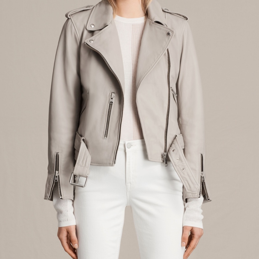 Allsaints Balfern Biker Leather Jacket